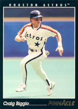 #50 Craig Biggio - Houston Astros - 1993 Pinnacle Baseball