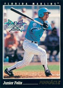 #515 Junior Felix - Florida Marlins - 1993 Pinnacle Baseball