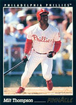#516 Milt Thompson - Philadelphia Phillies - 1993 Pinnacle Baseball