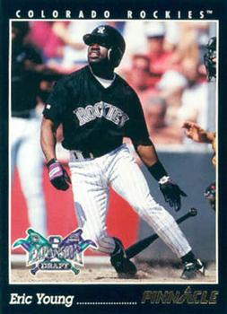 #518 Eric Young - Colorado Rockies - 1993 Pinnacle Baseball