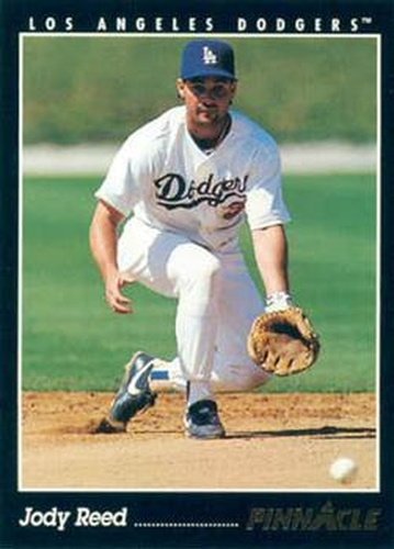 #519 Jody Reed - Los Angeles Dodgers - 1993 Pinnacle Baseball