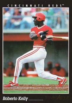 #520 Roberto Kelly - Cincinnati Reds - 1993 Pinnacle Baseball