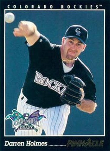 #521 Darren Holmes - Colorado Rockies - 1993 Pinnacle Baseball