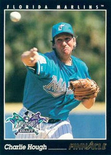 #523 Charlie Hough - Florida Marlins - 1993 Pinnacle Baseball