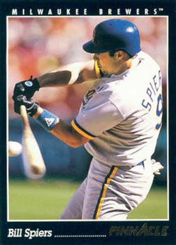 #525 Bill Spiers - Milwaukee Brewers - 1993 Pinnacle Baseball