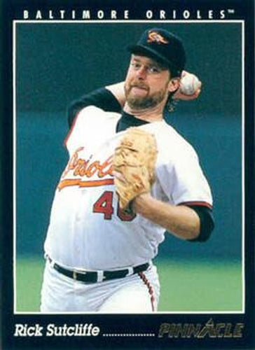 #532 Rick Sutcliffe - Baltimore Orioles - 1993 Pinnacle Baseball