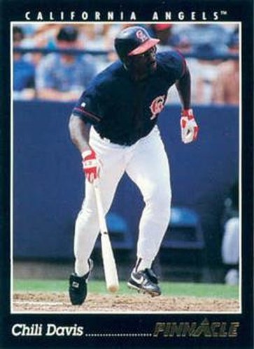 #536 Chili Davis - California Angels - 1993 Pinnacle Baseball
