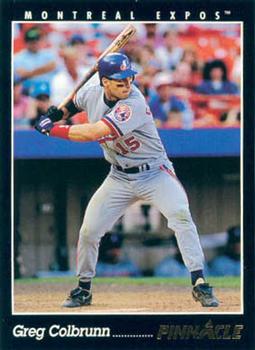 #538 Greg Colbrunn - Montreal Expos - 1993 Pinnacle Baseball