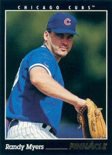 #549 Randy Myers - Chicago Cubs - 1993 Pinnacle Baseball