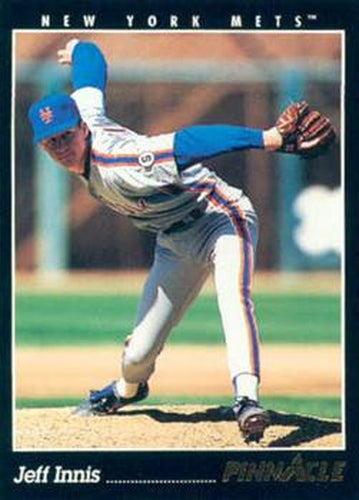 #557 Jeff Innis - New York Mets - 1993 Pinnacle Baseball
