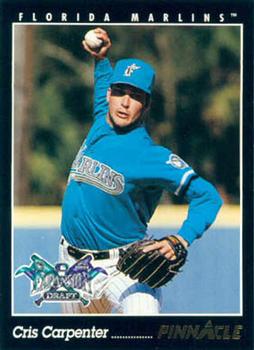 #562 Cris Carpenter - Florida Marlins - 1993 Pinnacle Baseball