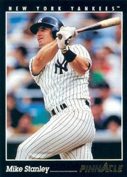 #563 Mike Stanley - New York Yankees - 1993 Pinnacle Baseball