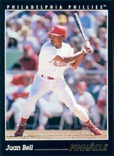 #566 Juan Bell - Philadelphia Phillies - 1993 Pinnacle Baseball