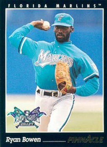 #571 Ryan Bowen - Florida Marlins - 1993 Pinnacle Baseball