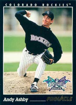 #572 Andy Ashby - Colorado Rockies - 1993 Pinnacle Baseball
