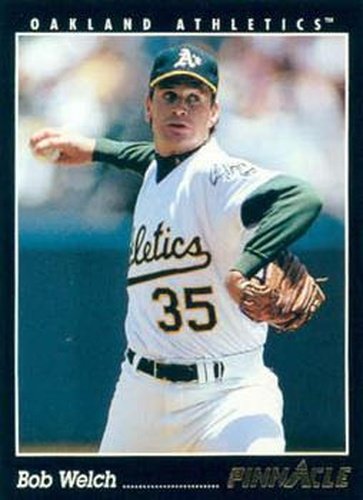 #573 Bob Welch - Oakland Athletics - 1993 Pinnacle Baseball