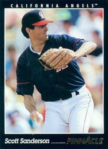 #574 Scott Sanderson - California Angels - 1993 Pinnacle Baseball