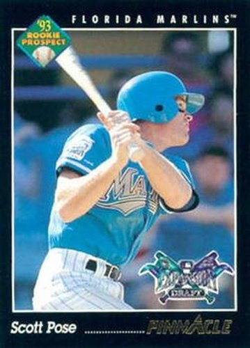 #576 Scott Pose - Florida Marlins - 1993 Pinnacle Baseball