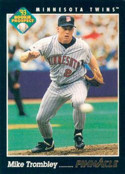#578 Mike Trombley - Minnesota Twins - 1993 Pinnacle Baseball