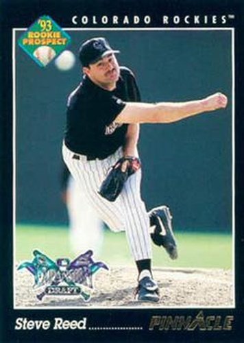 #584 Steve Reed - Colorado Rockies - 1993 Pinnacle Baseball