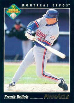 #588 Frank Bolick - Montreal Expos - 1993 Pinnacle Baseball
