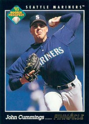 #595 John Cummings - Seattle Mariners - 1993 Pinnacle Baseball