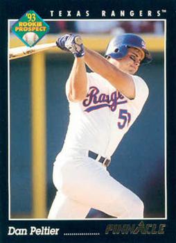 #605 Dan Peltier - Texas Rangers - 1993 Pinnacle Baseball