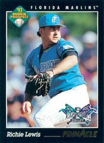 #608 Richie Lewis - Florida Marlins - 1993 Pinnacle Baseball