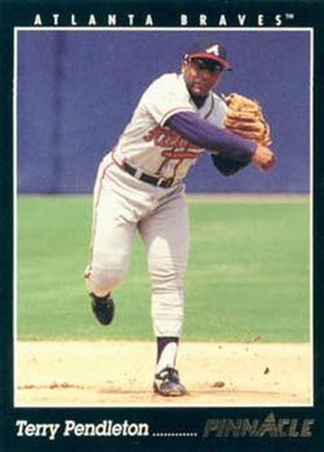 #60 Terry Pendleton - Atlanta Braves - 1993 Pinnacle Baseball