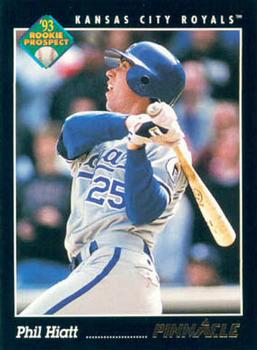 #611 Phil Hiatt - Kansas City Royals - 1993 Pinnacle Baseball