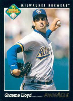#616 Graeme Lloyd - Milwaukee Brewers - 1993 Pinnacle Baseball