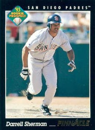 #619 Darrell Sherman - San Diego Padres - 1993 Pinnacle Baseball