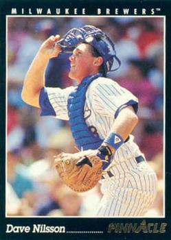 #61 Dave Nilsson - Milwaukee Brewers - 1993 Pinnacle Baseball