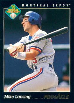 #620 Mike Lansing - Montreal Expos - 1993 Pinnacle Baseball