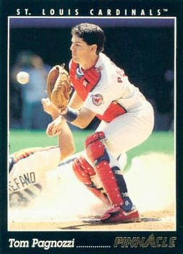 #62 Tom Pagnozzi - St. Louis Cardinals - 1993 Pinnacle Baseball