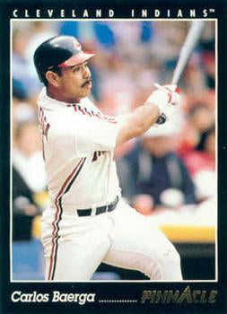 #6 Carlos Baerga - Cleveland Indians - 1993 Pinnacle Baseball
