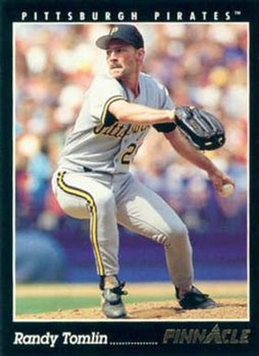 #74 Randy Tomlin - Pittsburgh Pirates - 1993 Pinnacle Baseball