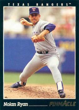 #75 Nolan Ryan - Texas Rangers - 1993 Pinnacle Baseball