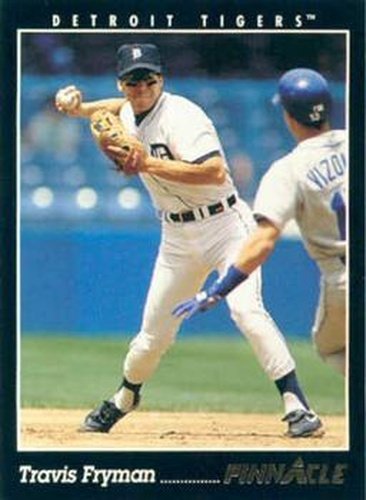 #79 Travis Fryman - Detroit Tigers - 1993 Pinnacle Baseball