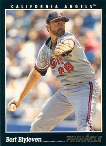 #83 Bert Blyleven - California Angels - 1993 Pinnacle Baseball