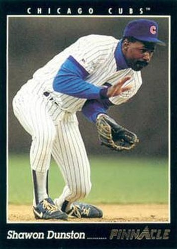 #89 Shawon Dunston - Chicago Cubs - 1993 Pinnacle Baseball
