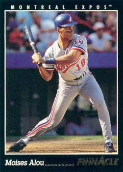 #92 Moises Alou - Montreal Expos - 1993 Pinnacle Baseball