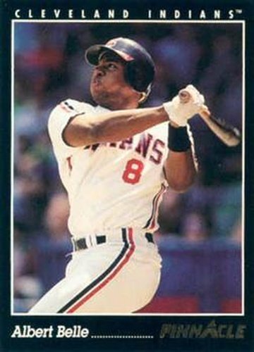#93 Albert Belle - Cleveland Indians - 1993 Pinnacle Baseball