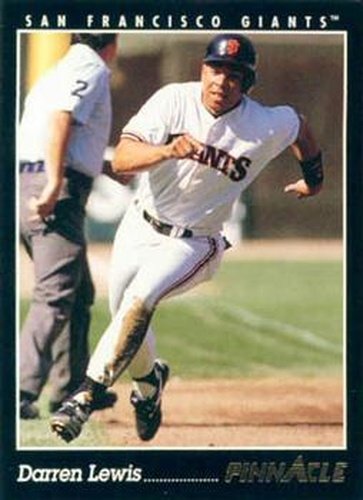 #94 Darren Lewis - San Francisco Giants - 1993 Pinnacle Baseball