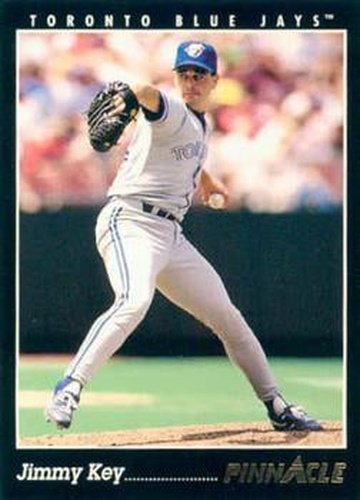 #9 Jimmy Key - Toronto Blue Jays - 1993 Pinnacle Baseball