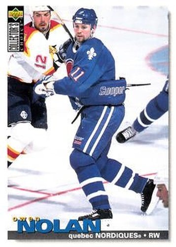 #259 Owen Nolan - Quebec Nordiques - 1995-96 Collector's Choice Hockey