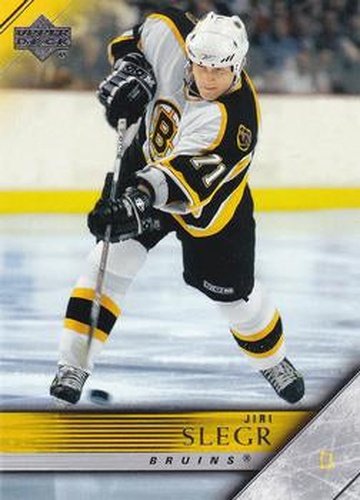 #259 Jiri Slegr - Boston Bruins - 2005-06 Upper Deck Hockey