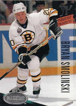#259 Bryan Smolinski - Boston Bruins - 1993-94 Parkhurst Hockey