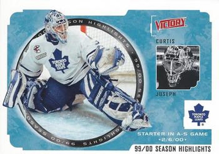 #259 Curtis Joseph - Toronto Maple Leafs - 2000-01 Upper Deck Victory Hockey