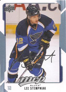#259 Lee Stempniak - St. Louis Blues - 2008-09 Upper Deck MVP Hockey